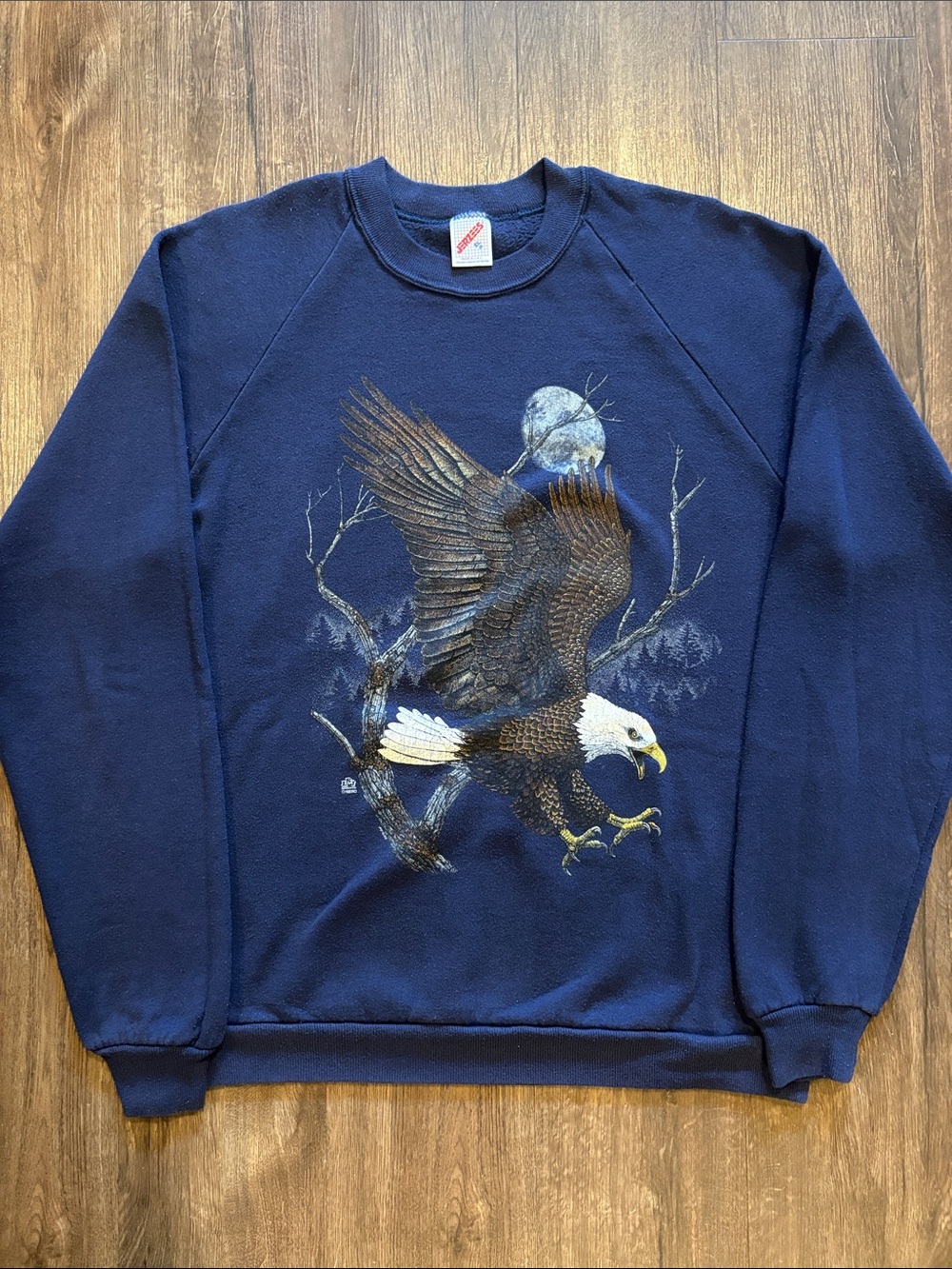 Vintage jerzees men’s XL eagle crewneck